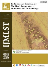 Image of Indonesian Journal Of Medical Laboratory Science and Technology Vol.2 No.2 Agustus 2020