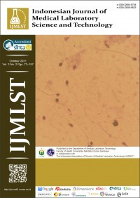 Image of Indonesian Journal Of Medical Laboratory Science and Technology Vol.3 No.2 Oktober 2021