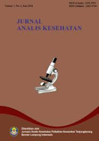 Image of Jurnal Analis Kesehatan Vol.9 No.1 Juni 2020