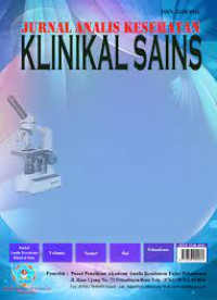 Image of Klinikal Sains : Analis Kesehatan Vol.10 No.2 Desember 2022